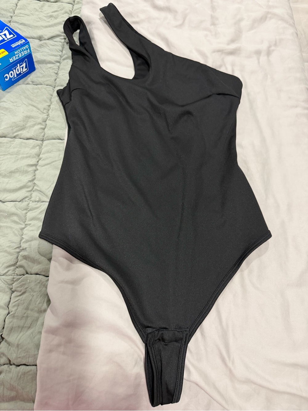 BIRTHDAY SUIT. High compression- Classic Black Women's Scoop Neck Bodysuit👌
